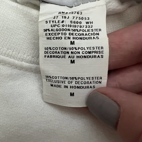 Champion MAMA Retro Rainbow Upcycled Reworked Cropped Sweatshirt - Size Medium - Picture 12 of 12